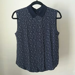 Starry Blouse in Navy